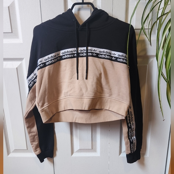 Women's Adidas Cropped Sweater - Picture 6 of 6